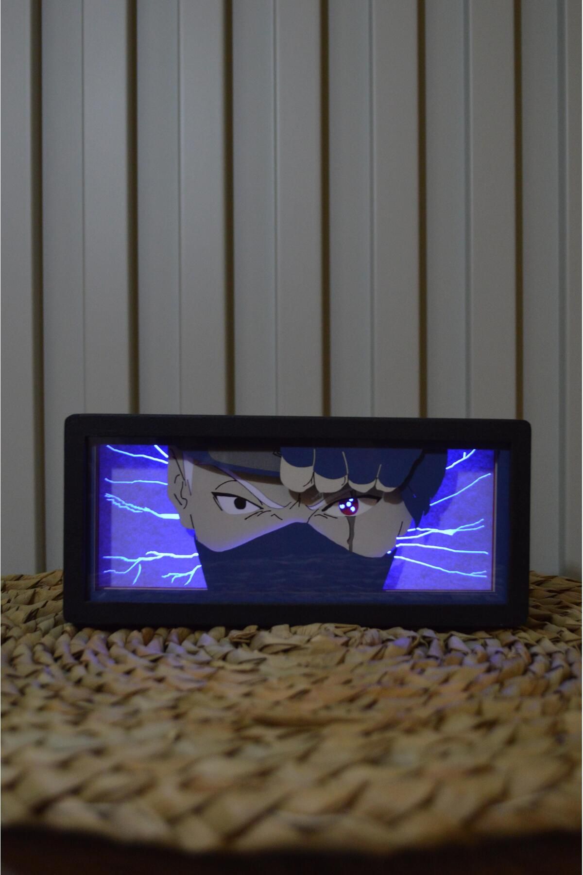 Yubi Design Kakashi , Naruto Shippuden - Işık Kutusu, Gölge Kutusu, Anime, gece lambası, light box