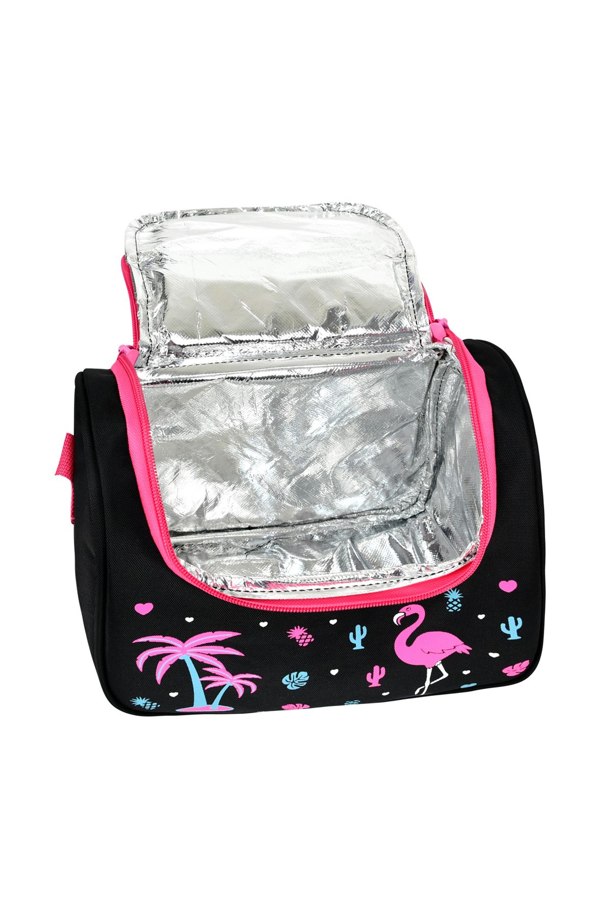 Royal Glow-Flamingo Patterned Thermal Lunchbox 3