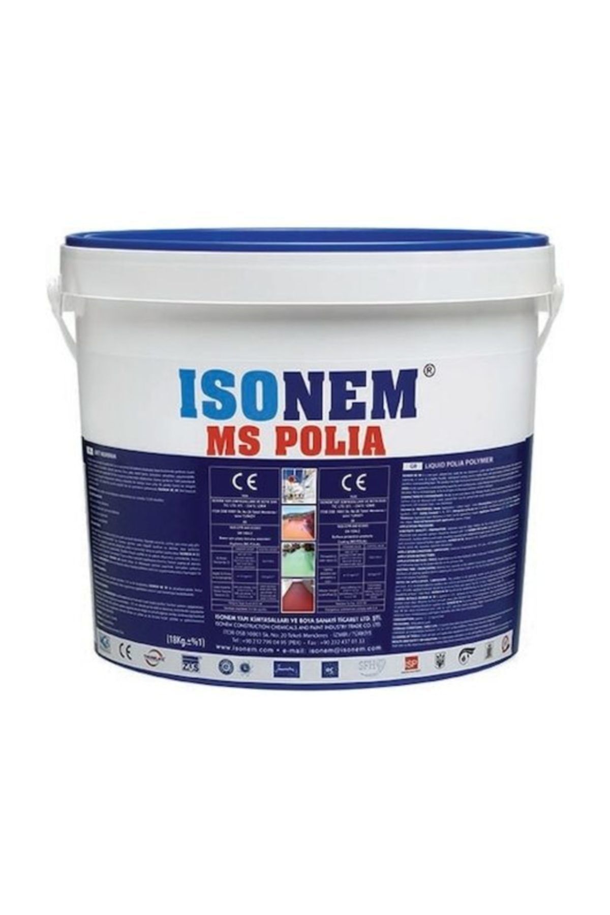 Isonem Ms Polia Liquid Polia Su Yalıtım Malzemesi 5 kg Beyaz
