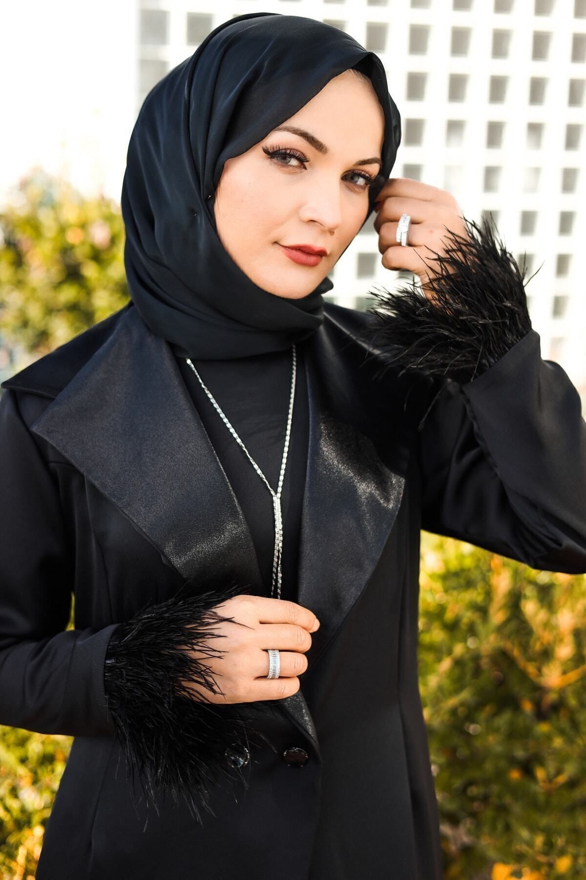 HARİKA WEAR Uzun Siyah Abaya