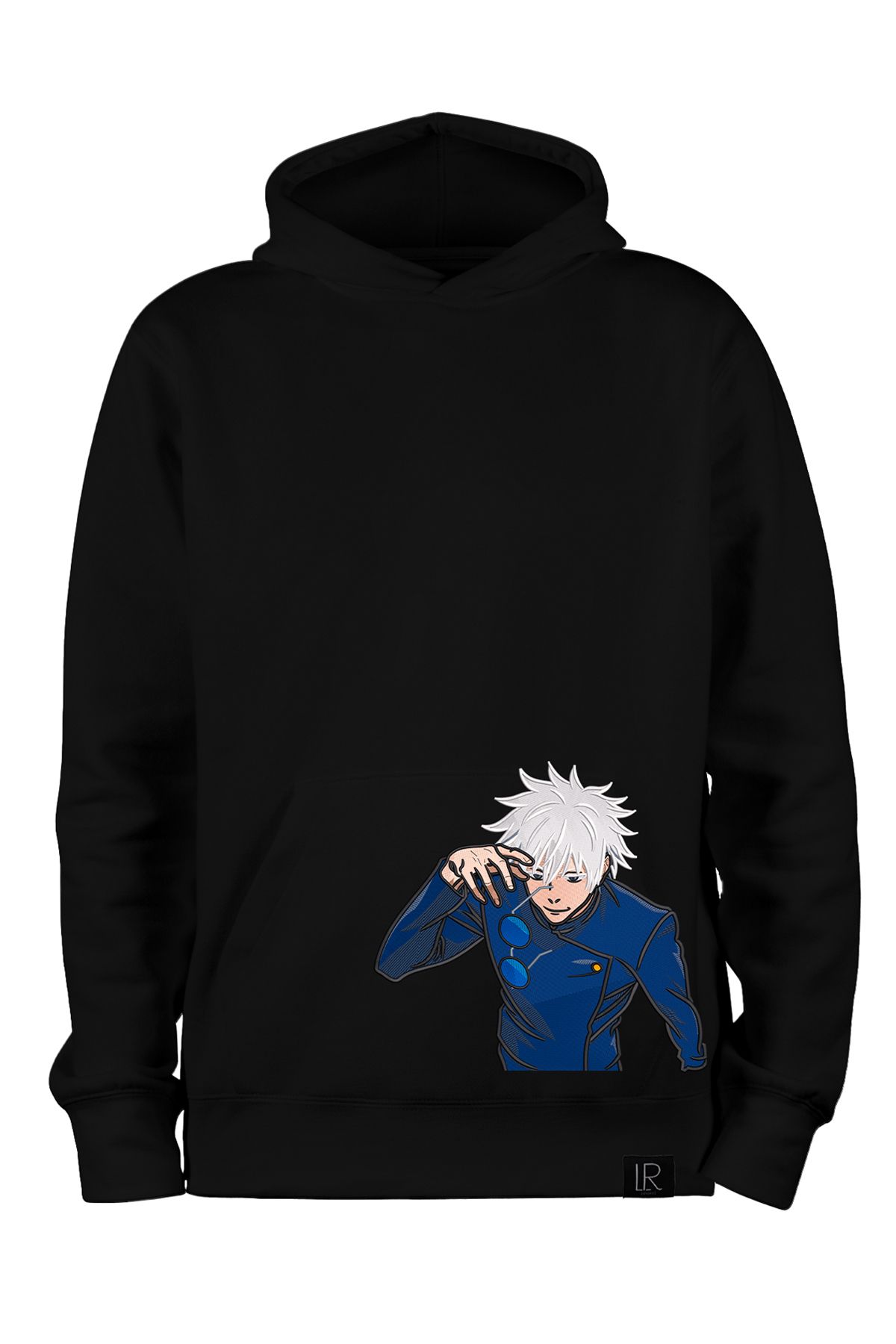 Loviras Gojo Satoru Hoodie – Jujutsu Kaisen Anime Tasarım, Oversize Unisex Sweatshirt, Yüksek Kalite