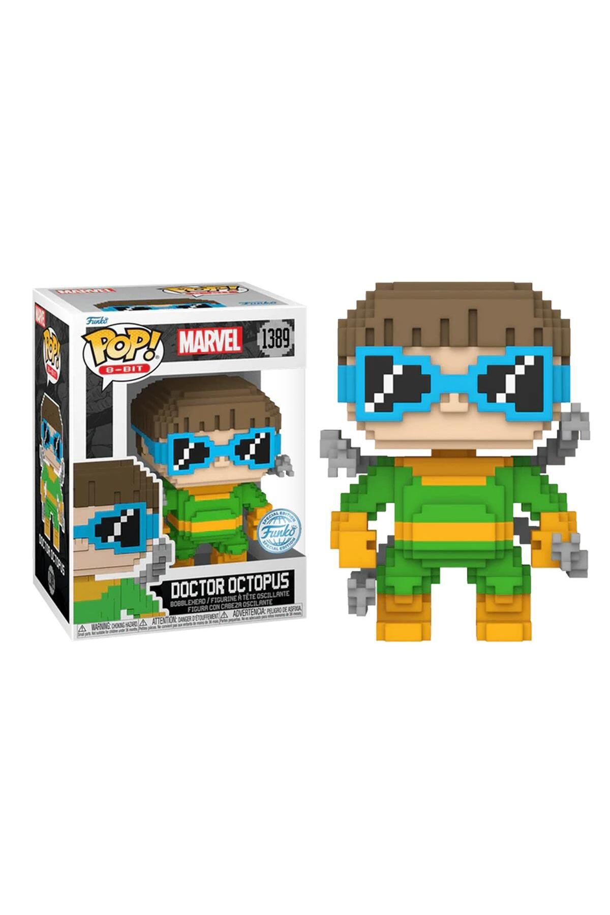 Funko Pop 8-Bit Marvel Spider-Man - Doctor Octopus Special Edition No:1389 Bobble-Head