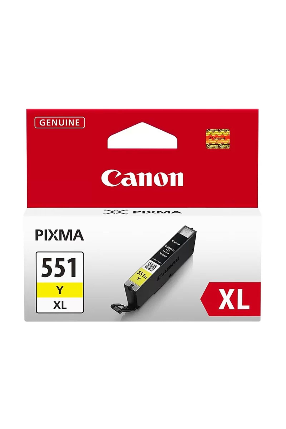 Canon CLI-551XL Y SARI KARTUŞ 665 SAYFA YÜKSEK KAPASİTE (MG5450 İP7250 MG7550 İX6850 İP8750)