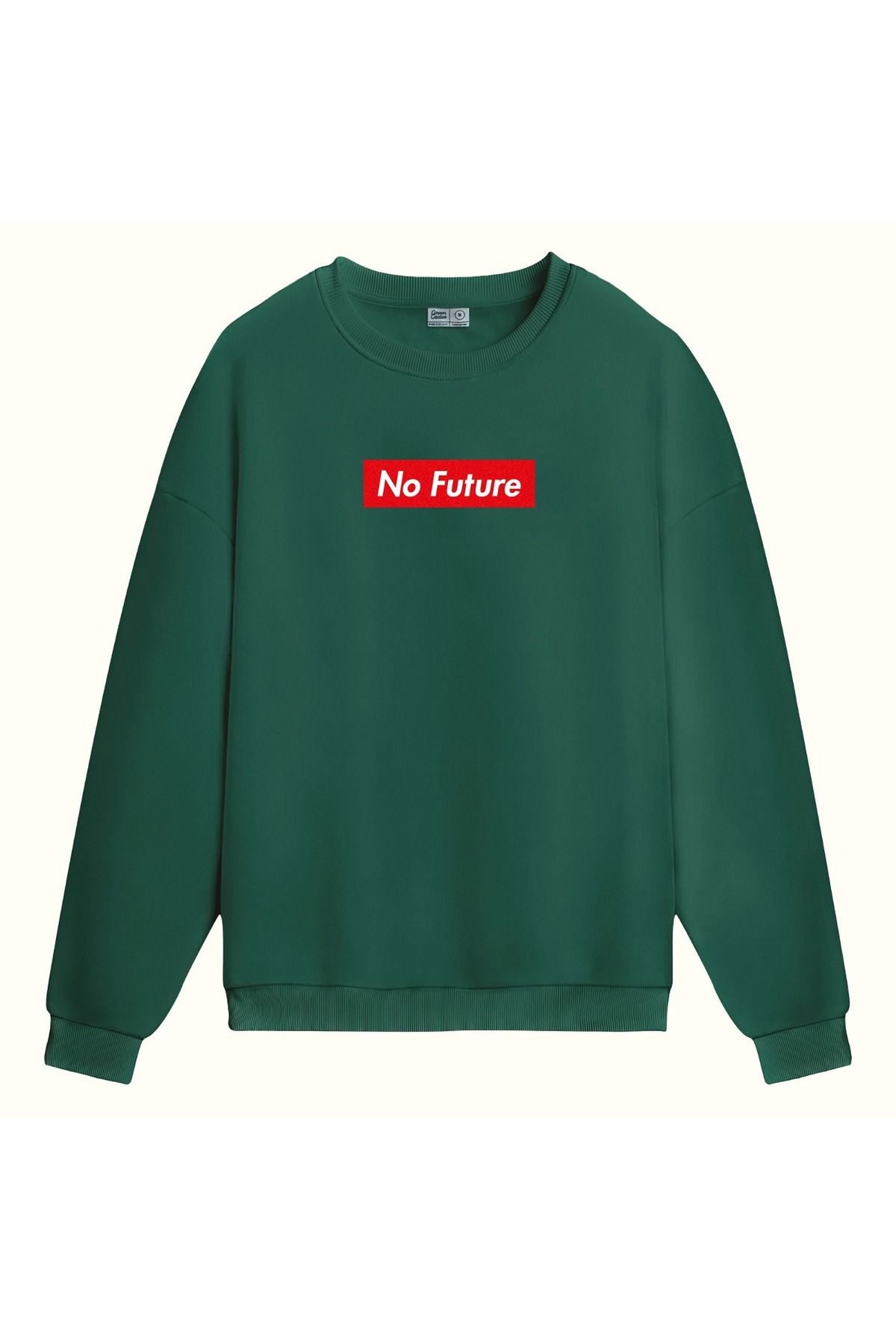 CCwear red label baskılı bisiklet yaka sweatshirt