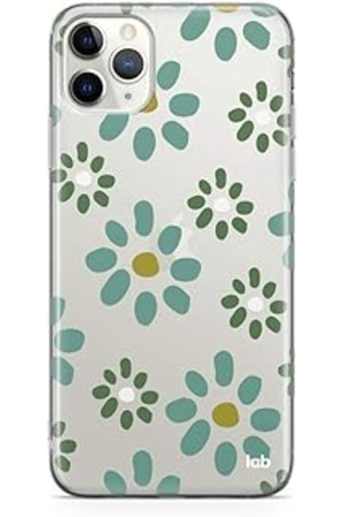 Ceet Markets Caseslab Iphone 11 Pro Max "Daisy Green" Tasarımlı Şeffaf Kılıf