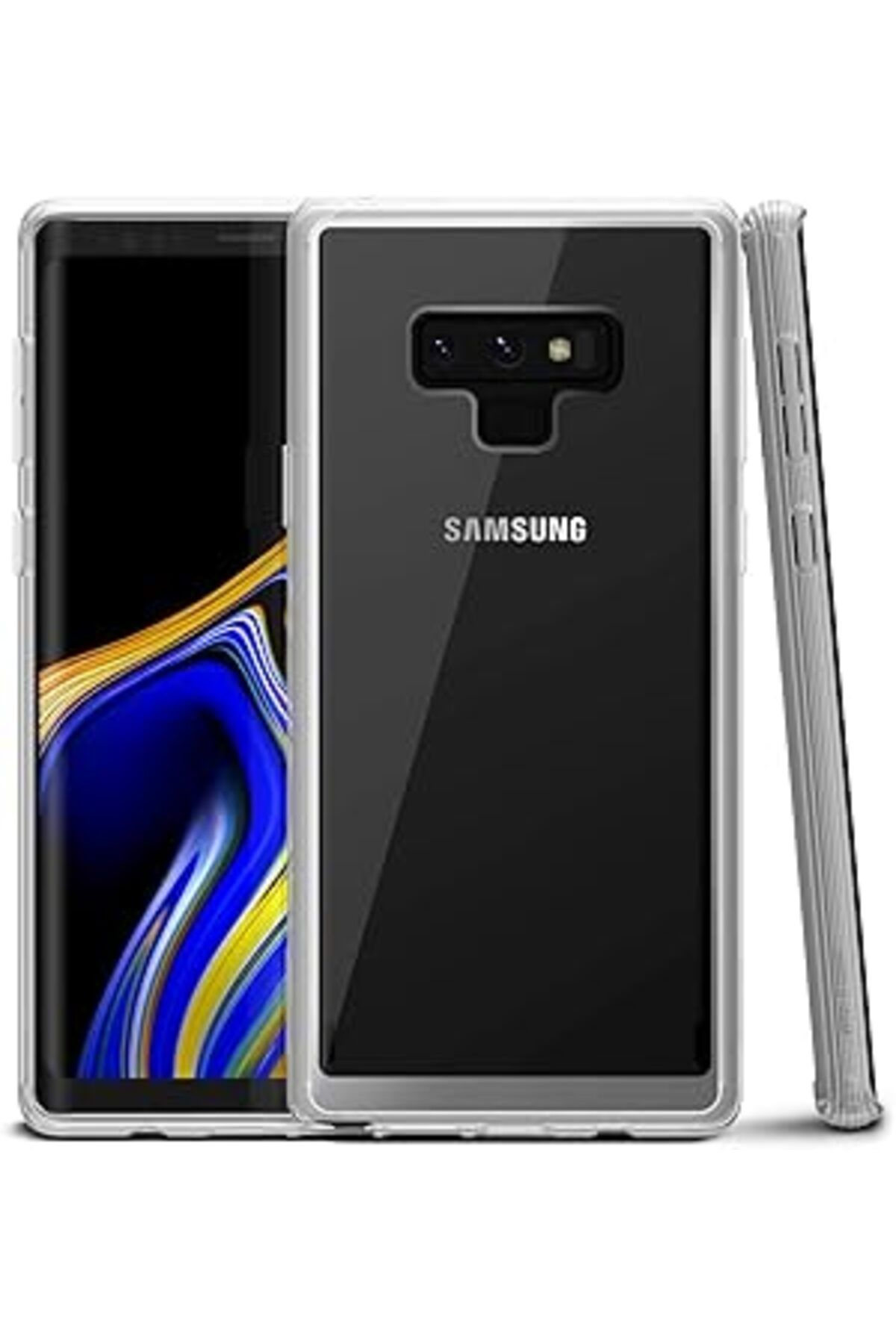 Ceet Markets Vrs Design Vrs93591 Galaxy Note 9 Crystal Chrome Kılıf, Arka Kapak, Şeffaf