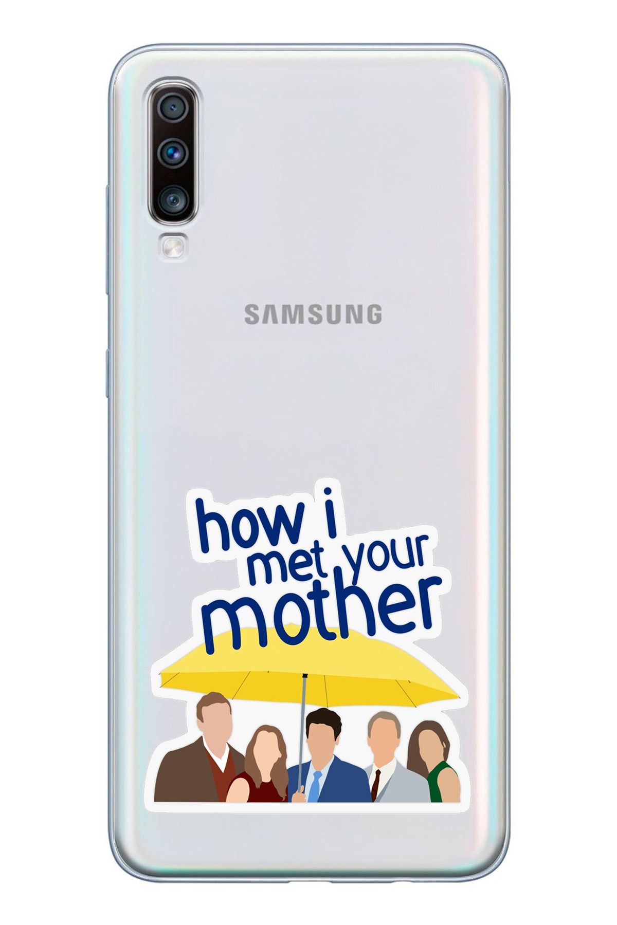 TechTree SAMSUNG Galaxy A50 / A30S Uyumlu How i met your mother Minimalist Tasarımlı Şeffaf Silikon Kılıf