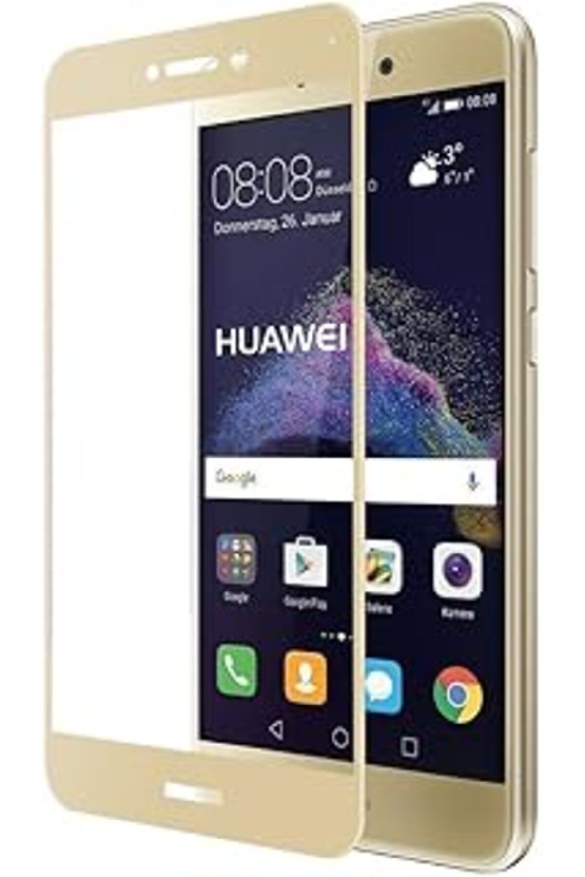 Ceet Markets Ehr. Huawei P9 Lite 2017 Uyumlu Full Kaplayan Temperli 5D Ekran Koruyucu Cam ()