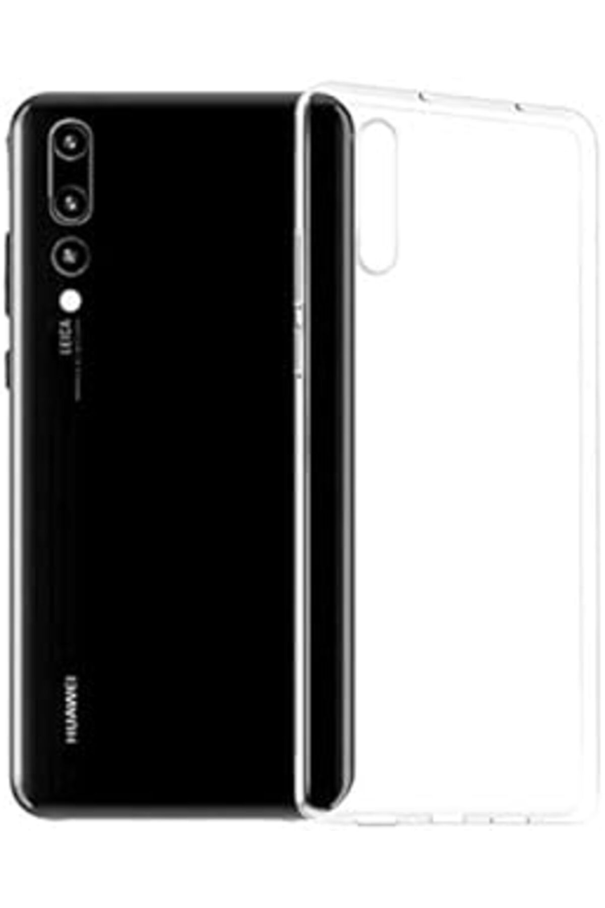 Ceet Markets Ehr. Huawei P20 Uyumlu Şeffaf Süper Silikon Kılıf