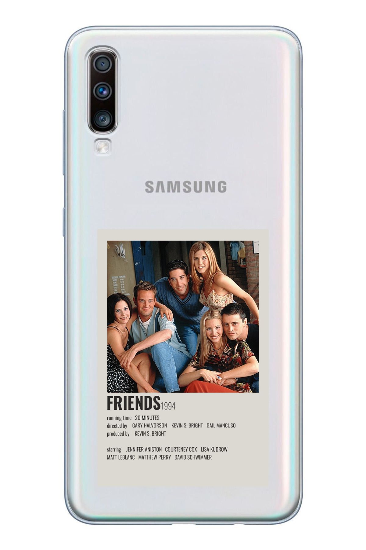 TechTree SAMSUNG Galaxy A50 / A30S Uyumlu Friends Mini Poster Tasarımlı Şeffaf Silikon Kılıf