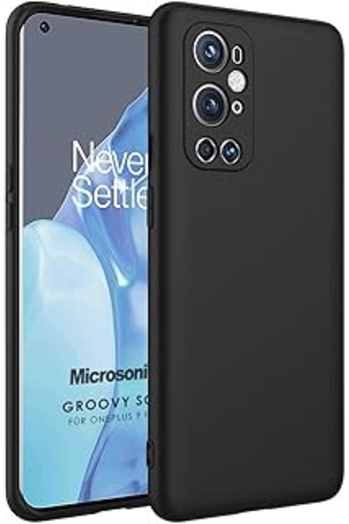 Ceet Markets Oneplus 9 Pro Için Kılıf Groovy Soft Siyah [Oneplus 9 Pro Ile Uyumlu Kılıf - Siyah]