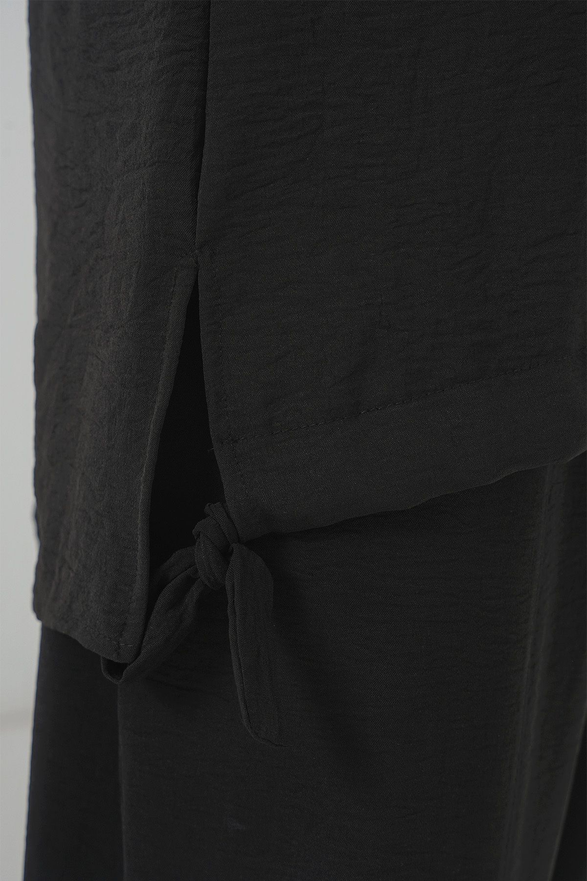 Bigdart-6682 Model Black Tunic and Trousers Set 6