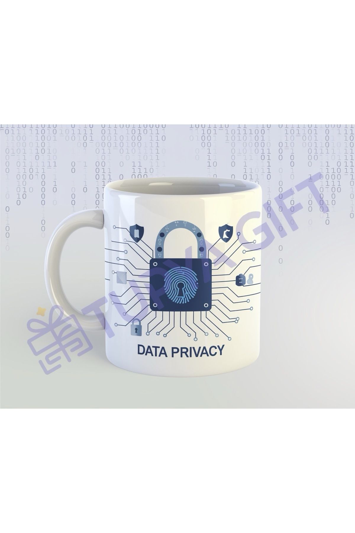 Tupya Gift "Data Privacy" Tasarımlı Teknoloji Kupası