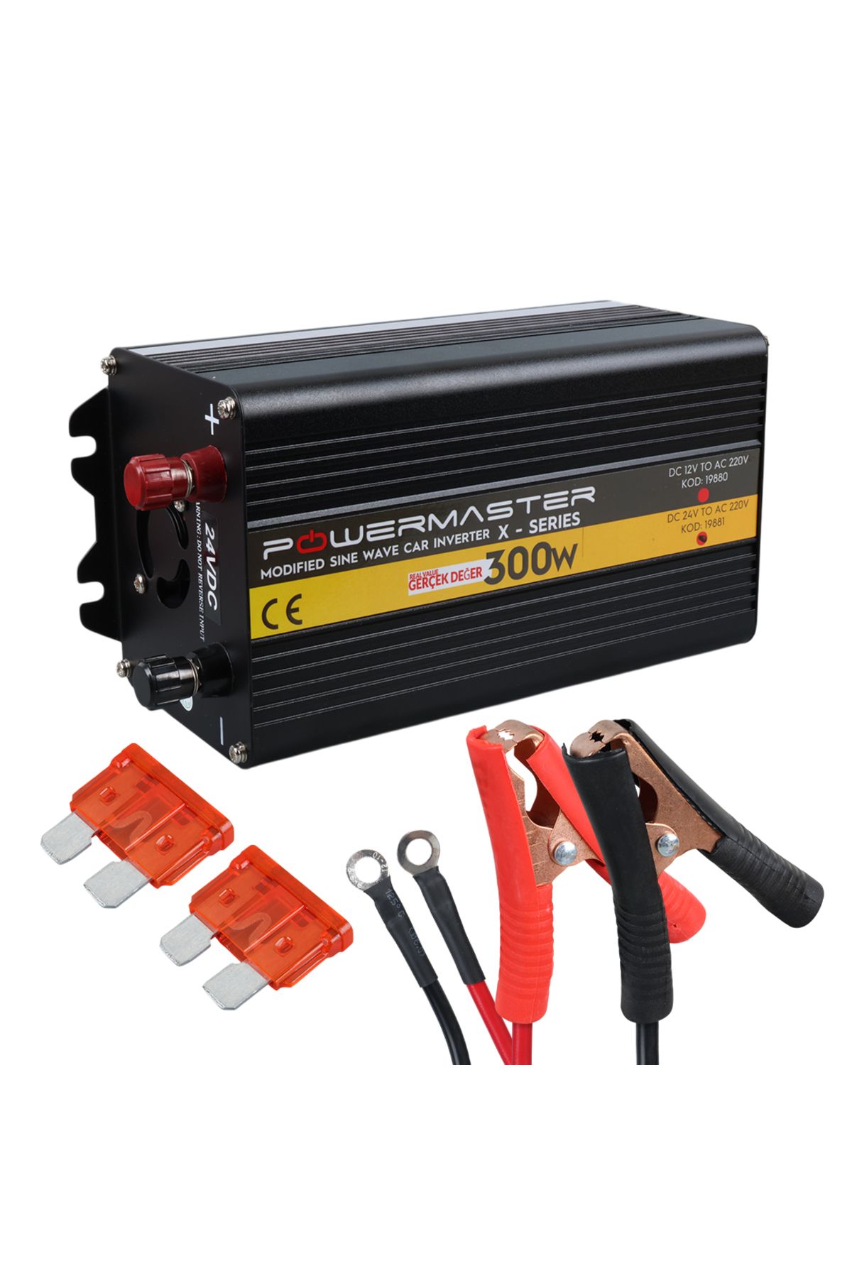 Exporanto Pwr300-24 24 Volt - 300 Watt Modified Sinus Wave Inverter