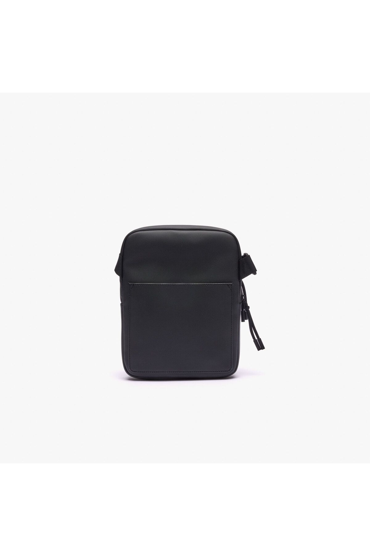 کیف پیام رسان مشکی مردانه پستچی سیاه پوست LCST Lacoste