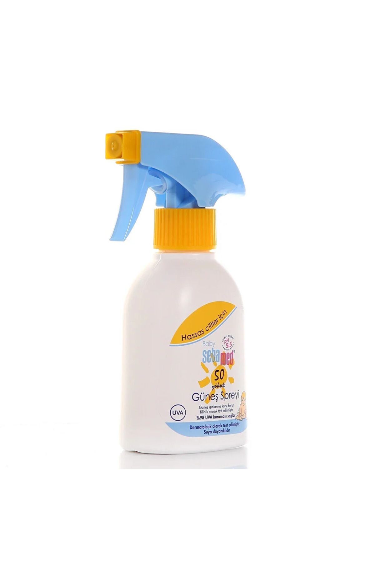 Baby %98 UVA Korumalı UVB Filtreli Çok Yönlü Koruyucu Çocuk Güneş Spreyi 50 SPF 200 ml