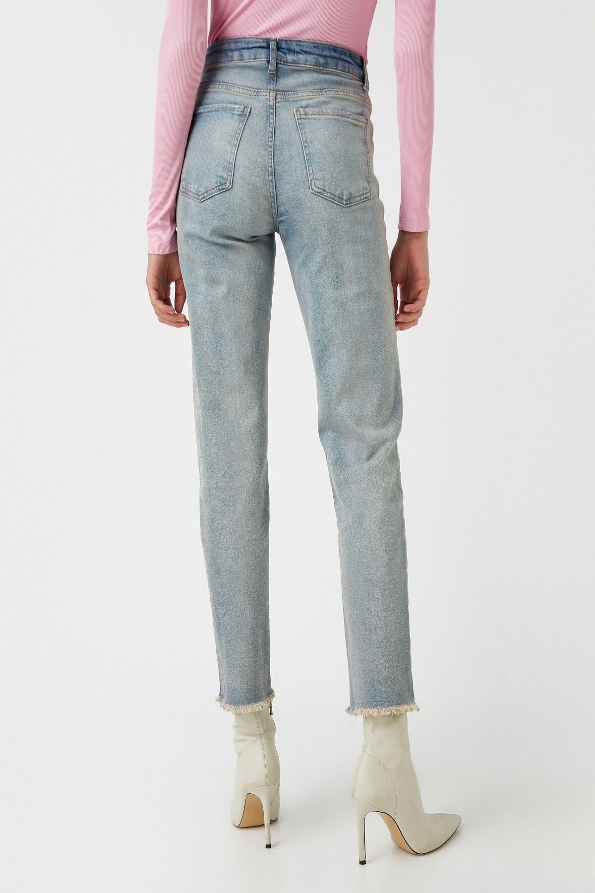 3wal40035md Mıd Orta Indigo Kadın Slim Straıght Pantolon