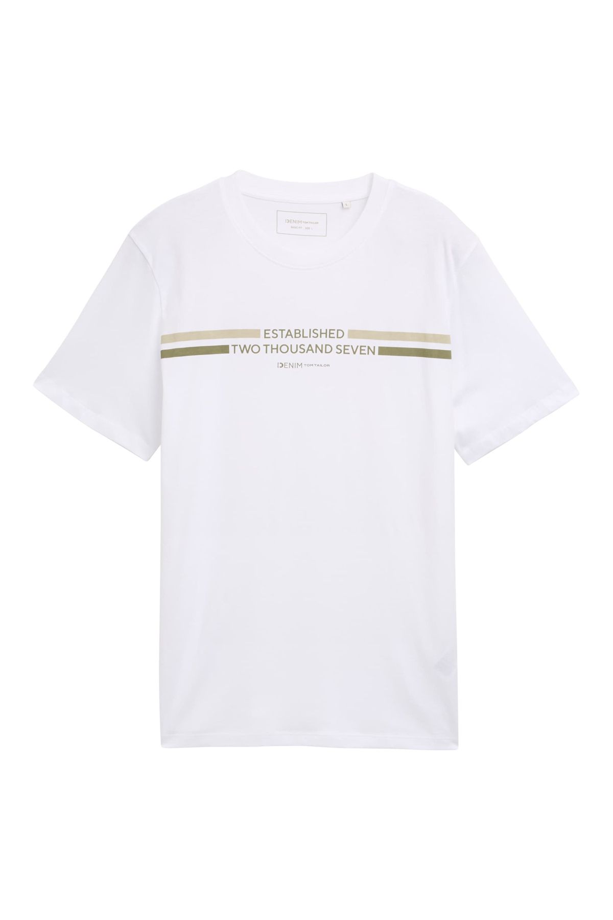 Tom Tailor Denim-Weißes T-Shirt für Männer 5