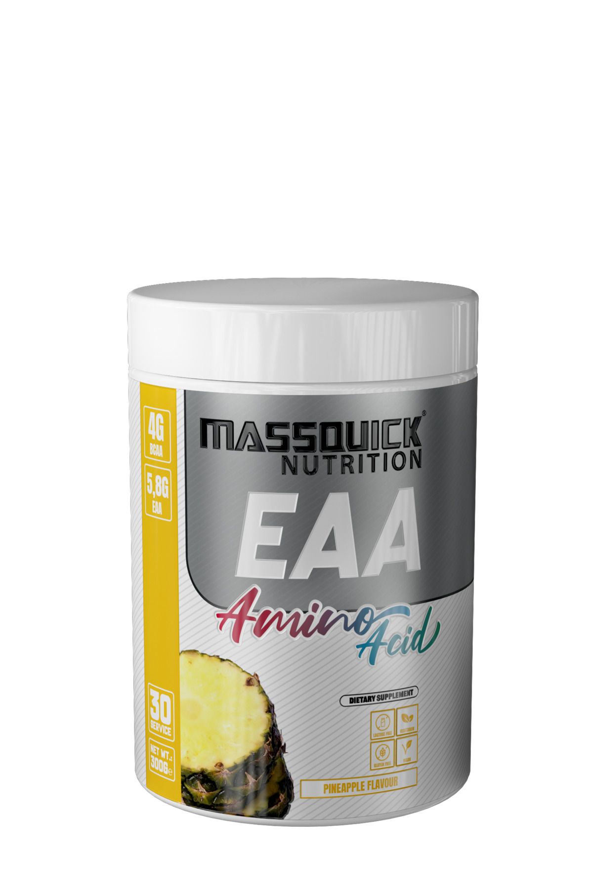 massquick EAA Amino Asit 300G 30 Servis Ananas Aromalı