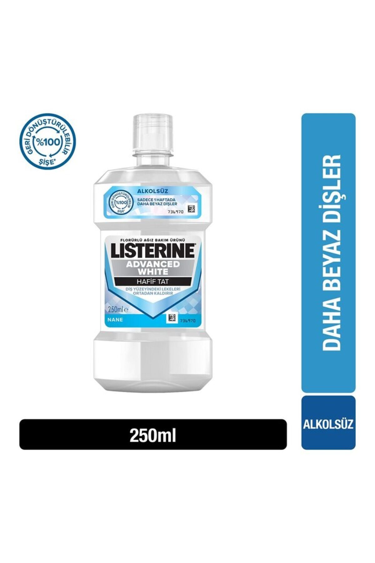 Listerine Advanced Whitening Ağız Suyu 250 Ml