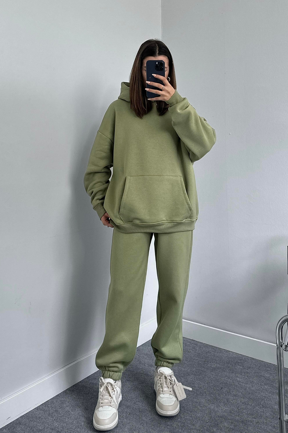 Hakimelanj Rahat kalıp Unisex Eşofman takımı — رنگارنگ CMZ-012 — تصویر 4 از 9