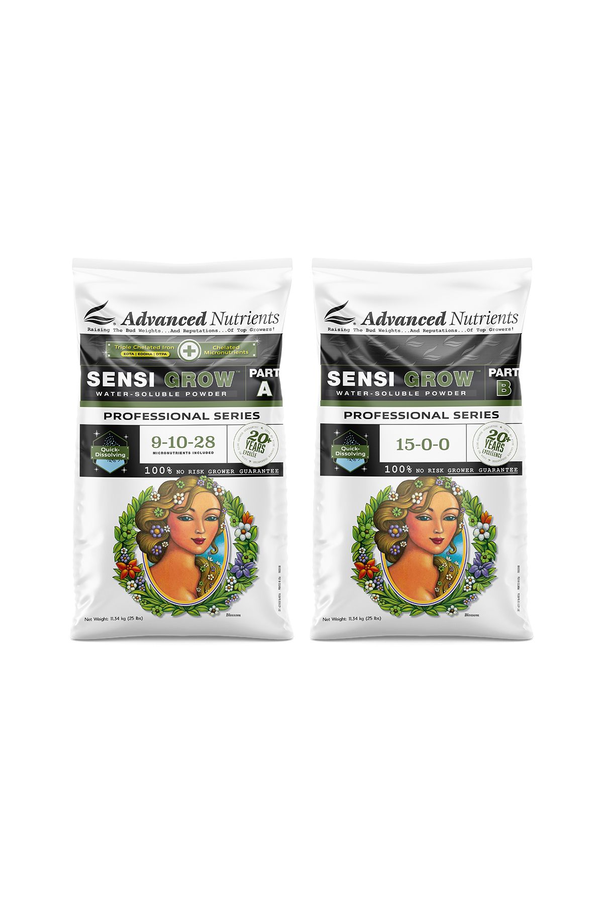 Advanced Nutrients WSP Sensi Grow A+B 10 kg