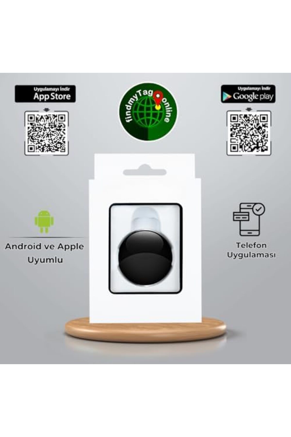 STOREMAX Gfc Store Takip Cihazı S Akıllı Uyumlu AirTag & IOS ANDROID Yeni MtShop 210035