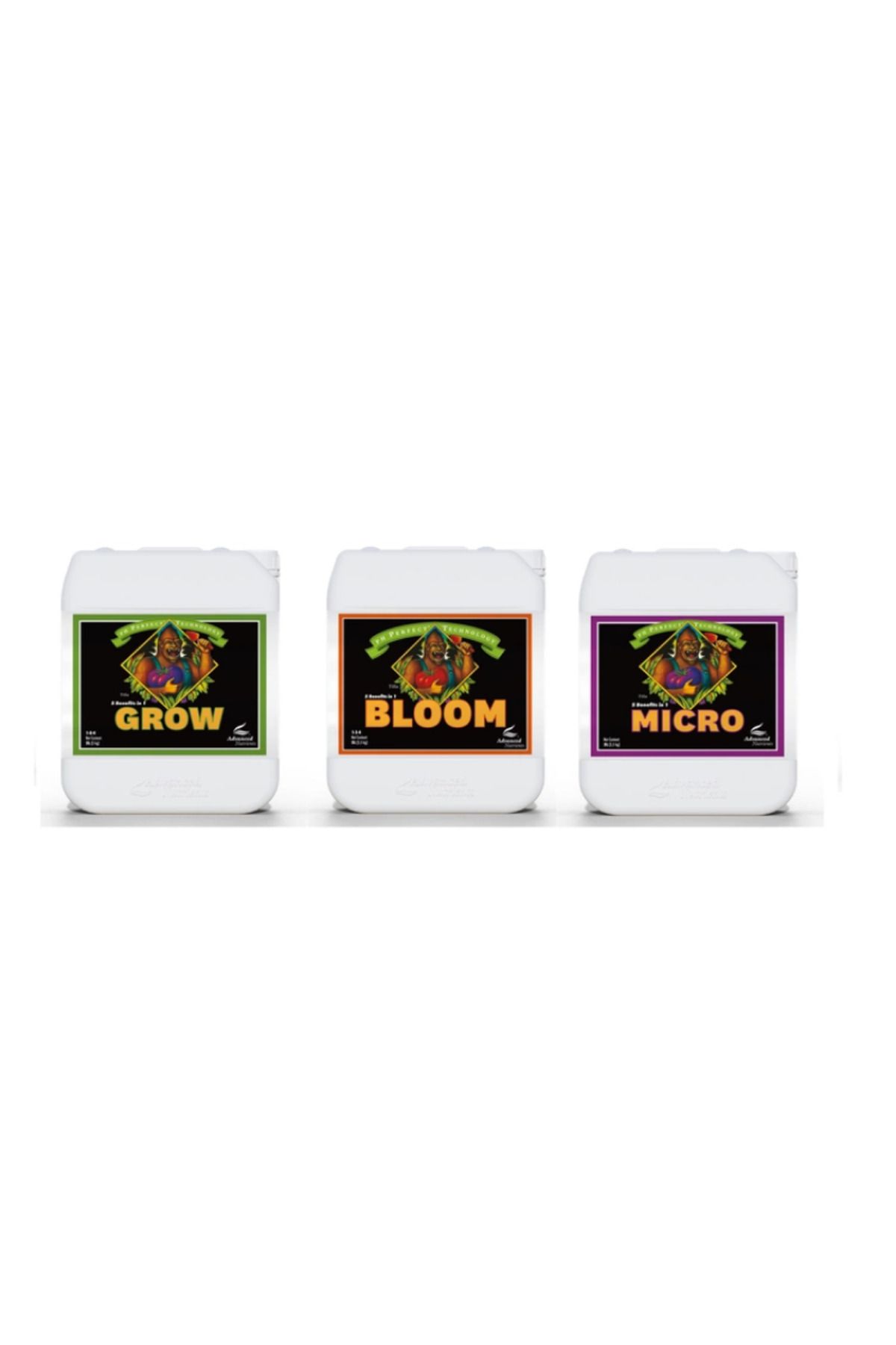 Advanced Nutrients Grow Micro Bloom 10 Litre Set