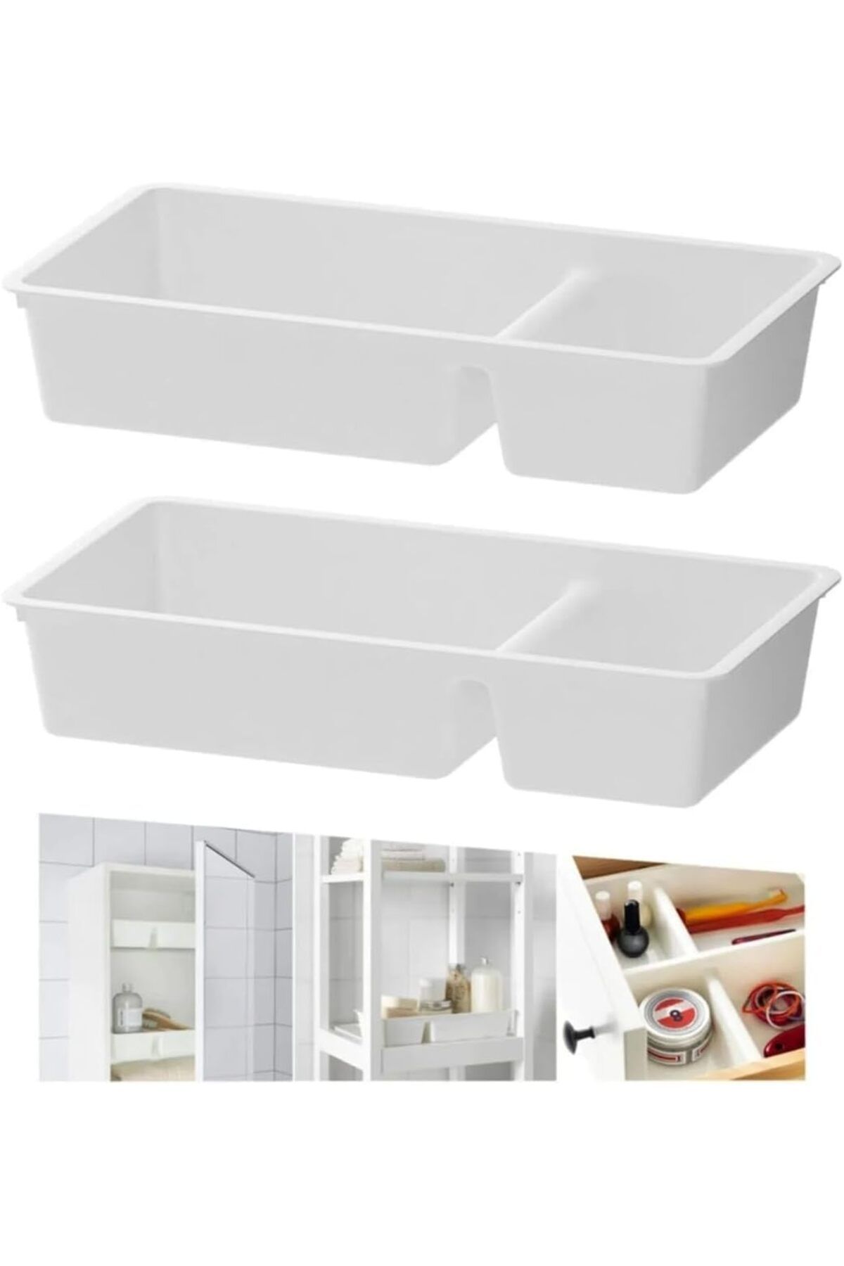STOREMAX nffashopm WAY Bölmeli Çekmece Içi Düzenleyici Beyaz (3) storestarx 1051353