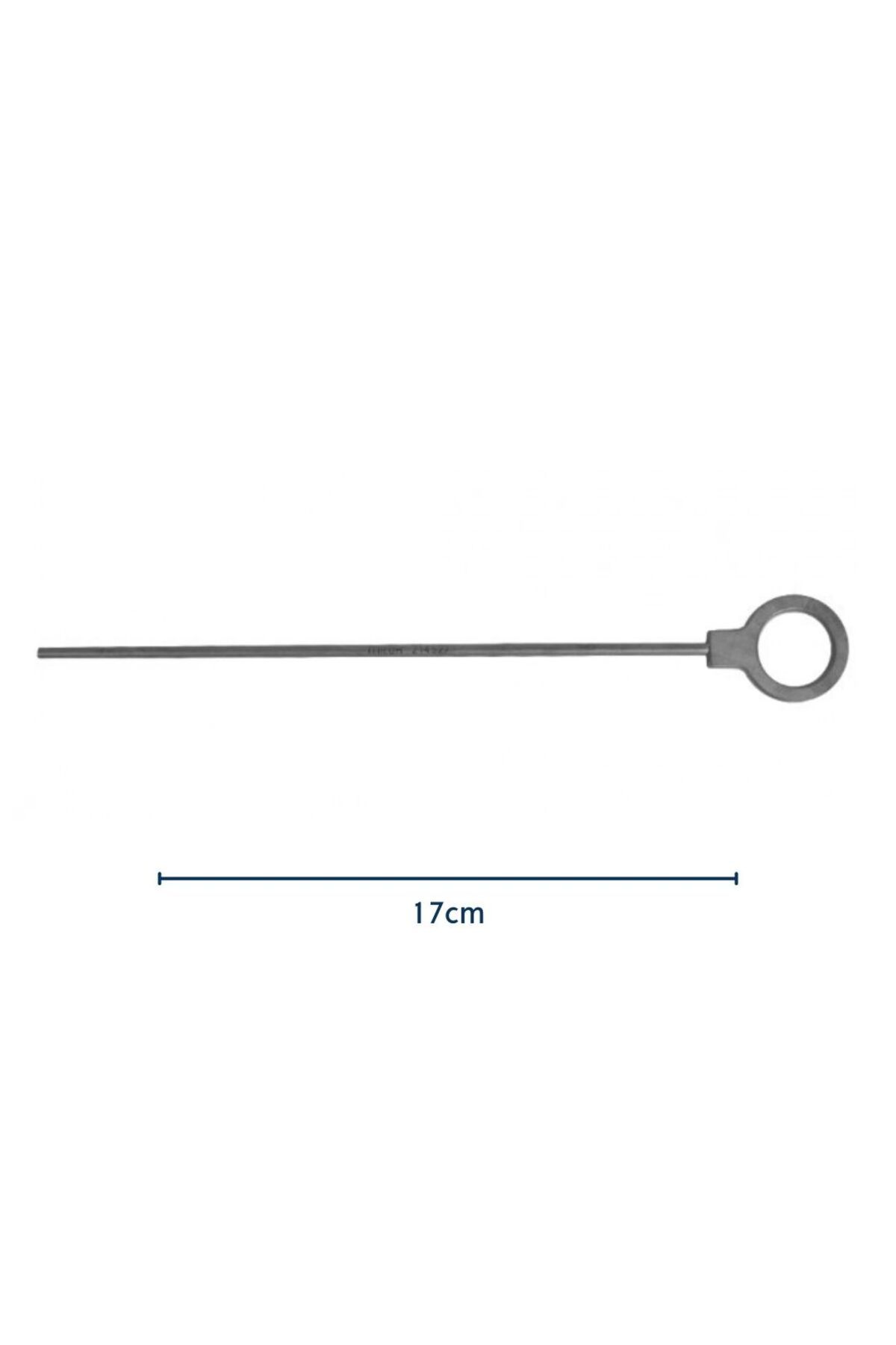 barishan medikal Artroskopi Knot Pusher Düğüm Sütür İtici 5x330mm 17cm Geniş Yüzük Çap 2.5cm Cerrahi Eğitim Materyali