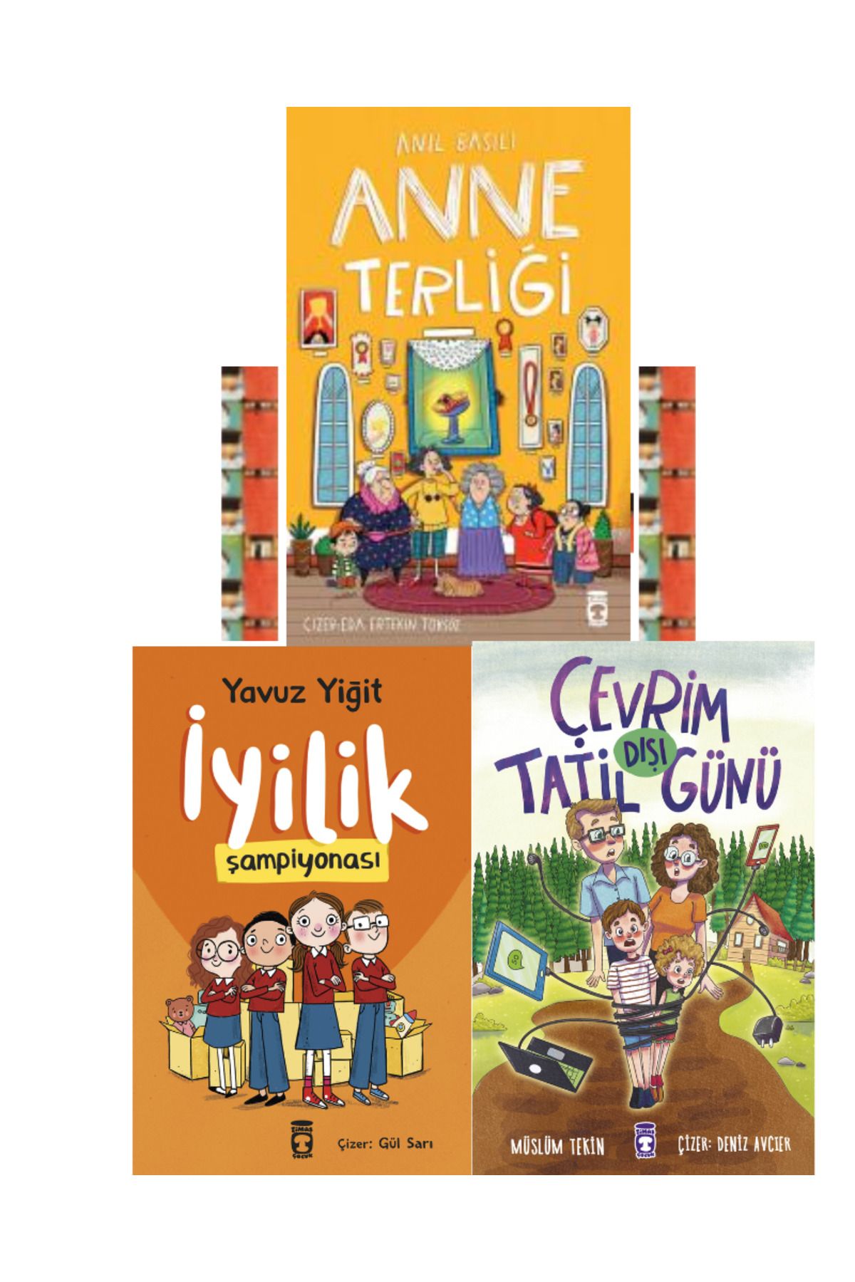 Timaş Çocuk 2.3. SINIF- Anne Terliği İyilik Şampiyonası, Çevrim Dışı Tatil Günü(3kitap)