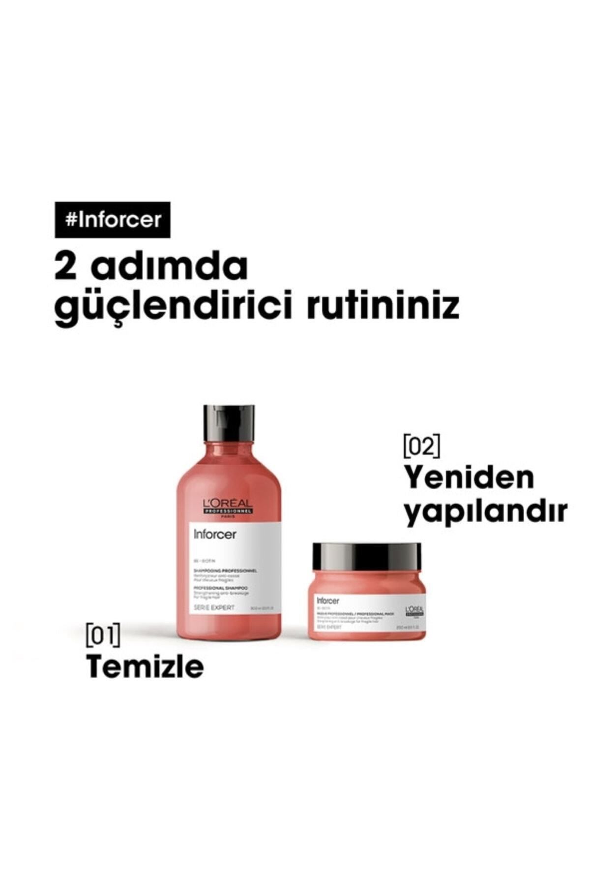 L'oreal Professionnel Inforcer Kırılma Karşıtı canlandıran Şampuan 300 Ml KUAFOREVALORŞAMP102