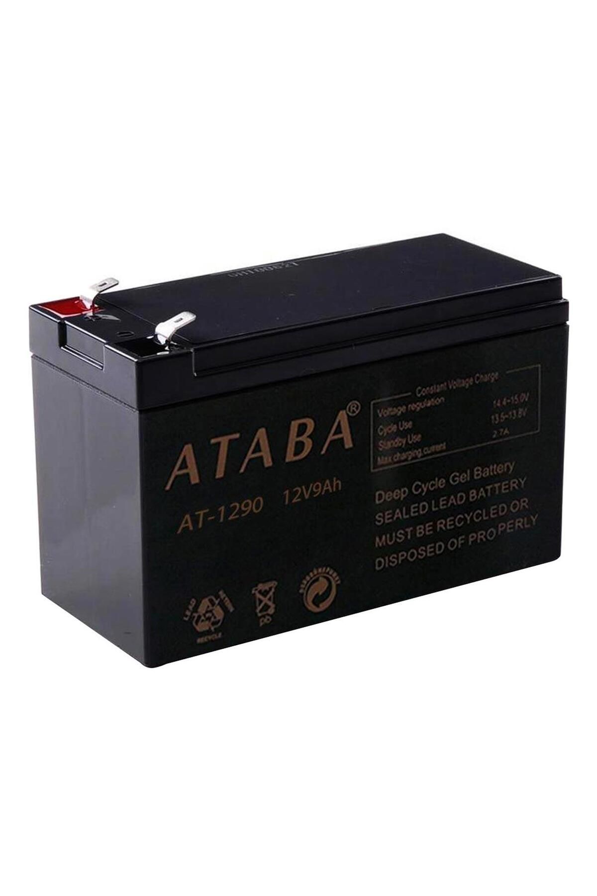 Ataba AT-1290 Kuru Akü 12V 9Ah (15X9X6cm)