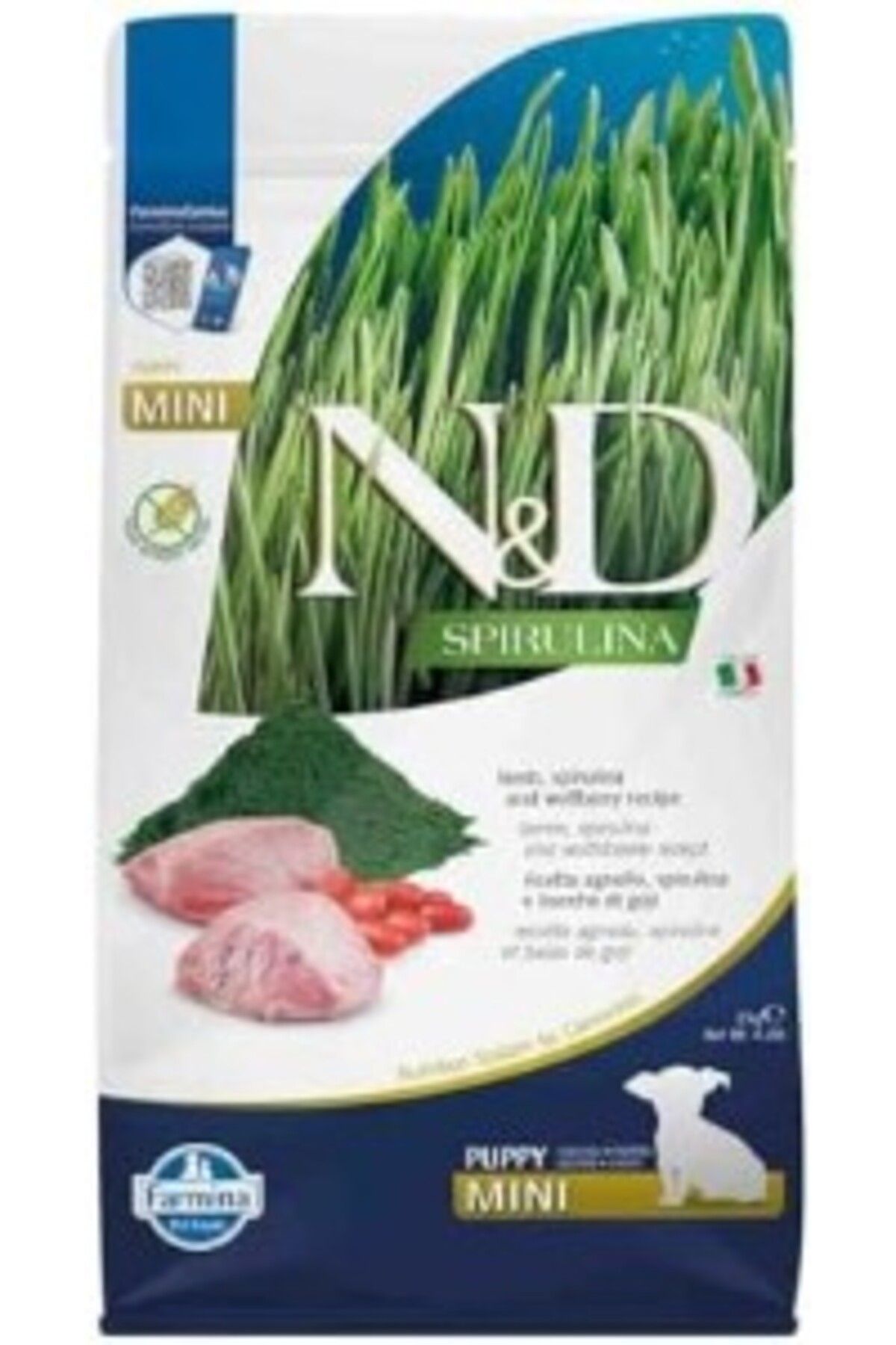 N&D Spirulina Kuzulu Mini Yavru Köpek Maması 2 kg