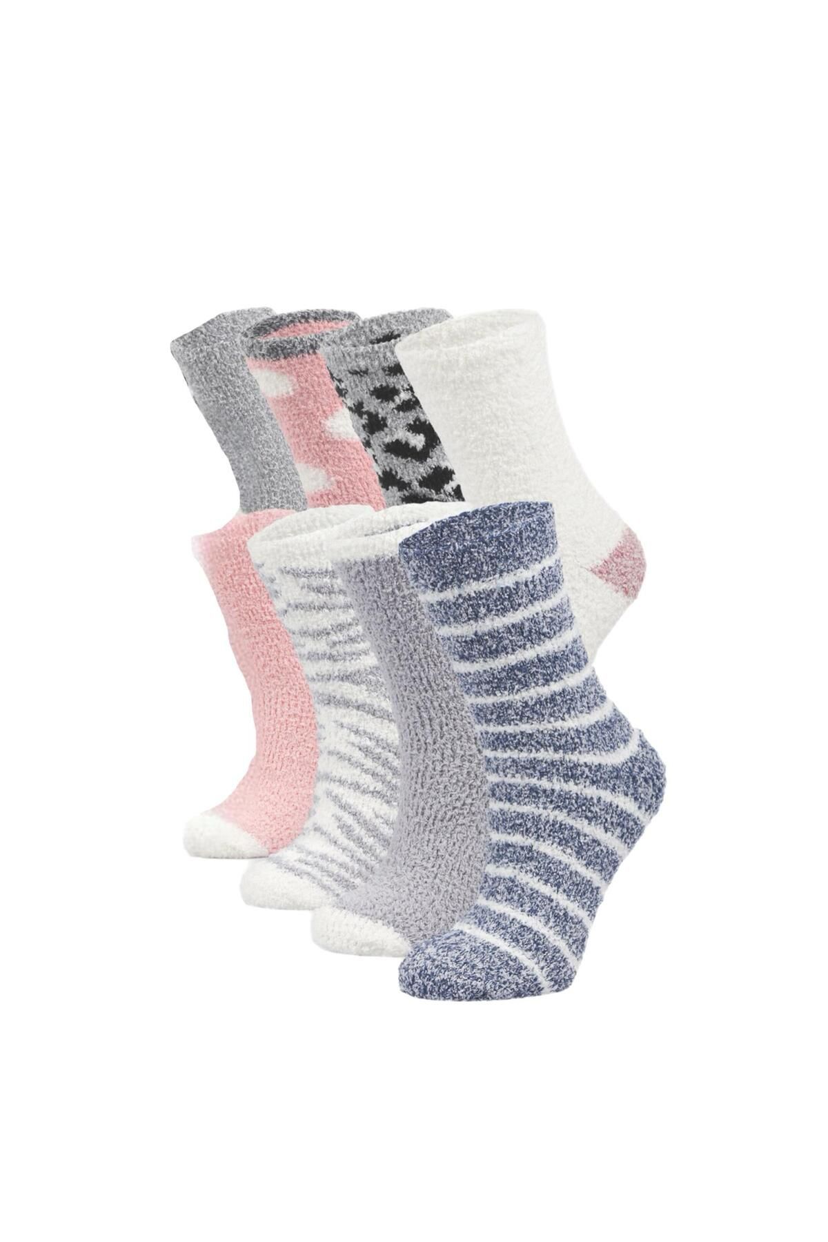 MODA Home Socks 6'lı Karışık Ev Çorabı