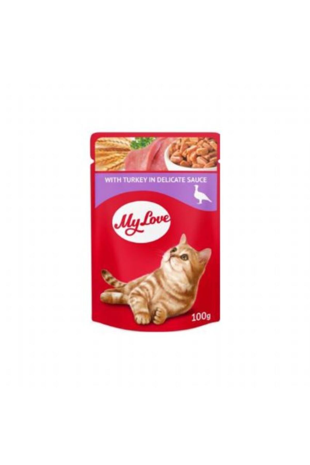 mylove My Love Sos İçinde Hindi Etli Pouch Kedi Maması 100 Gr