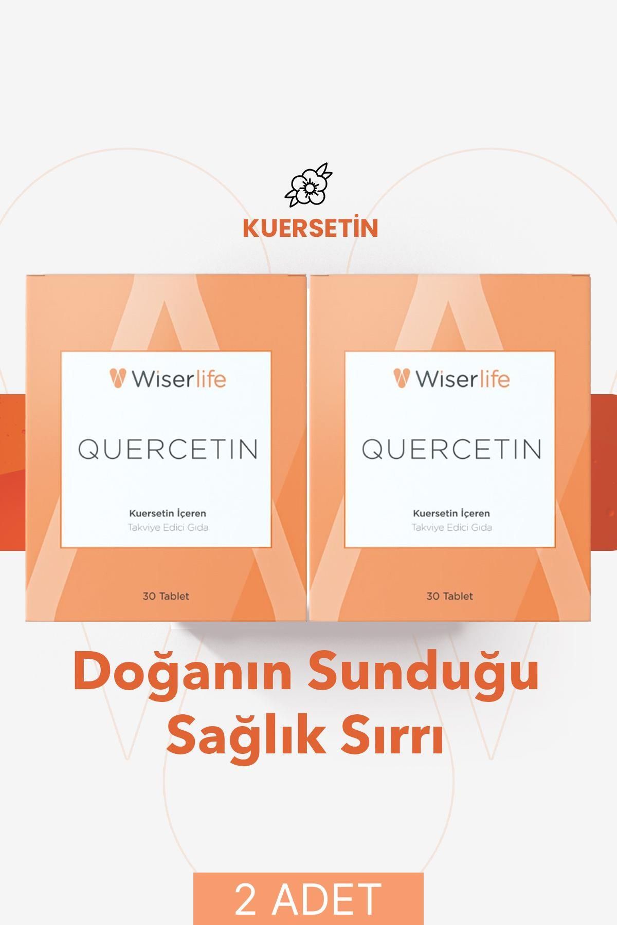 Wiserlife Quercetin Kuersetin İçeren Takviye Edici Gıda 30 Tablet 2 ADET