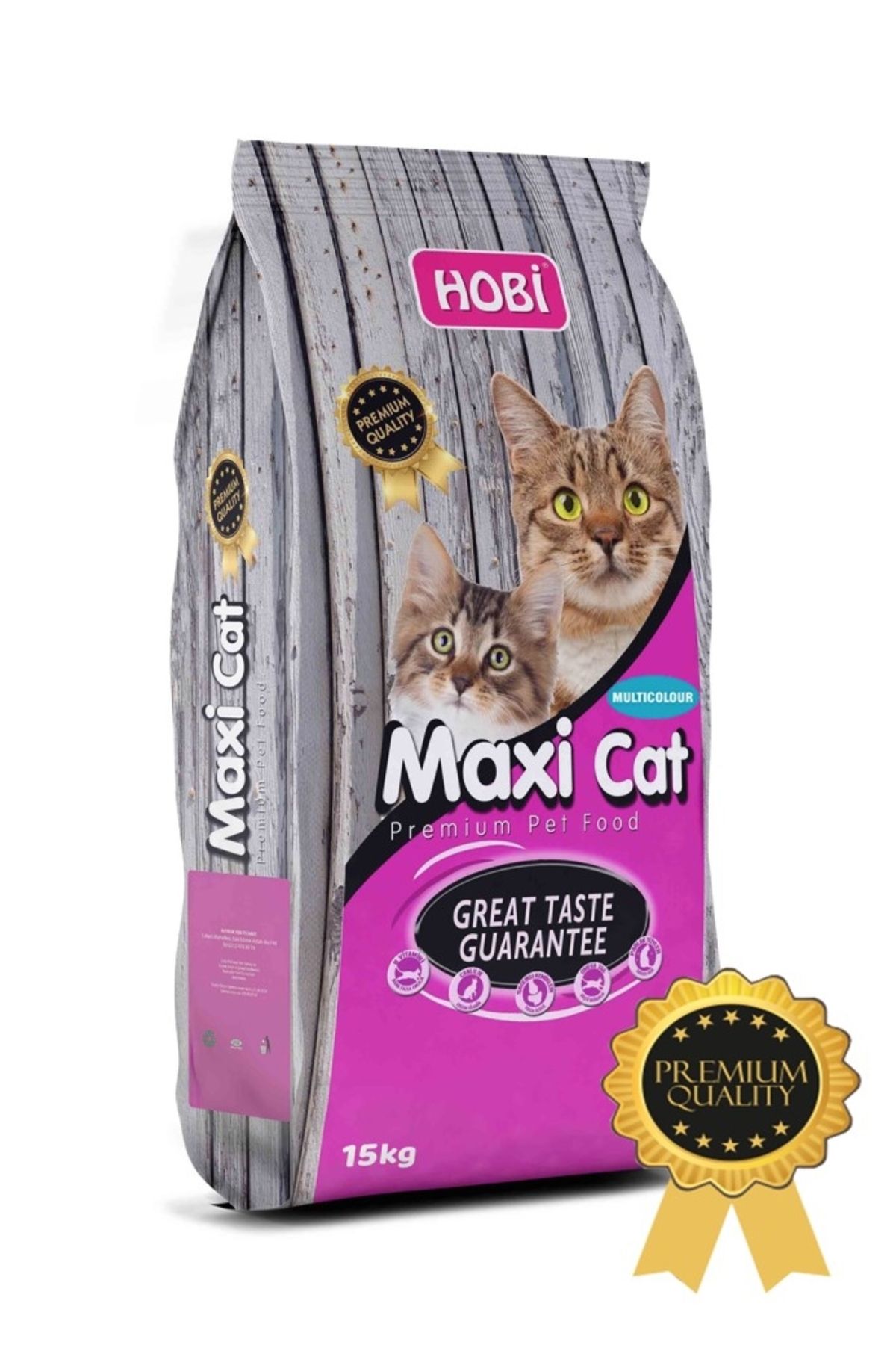 AquaHome Hobi Maxicat Premium Multi Colour Renkli Kedi Maması 15 kg