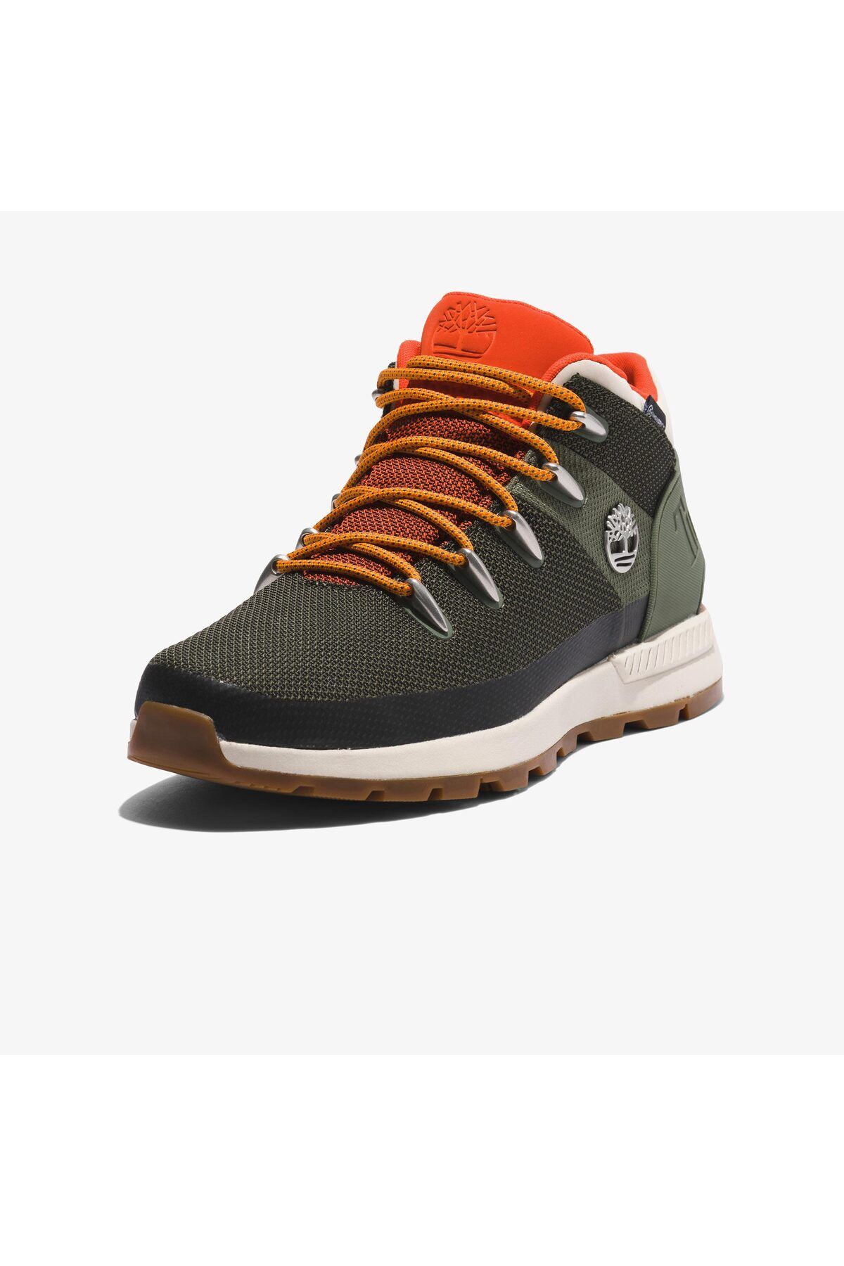 کفش های فضای باز سبز مردانه ورزشی خاکی ضد آب Mid Lace Up TB0A61KR9911 Timberland