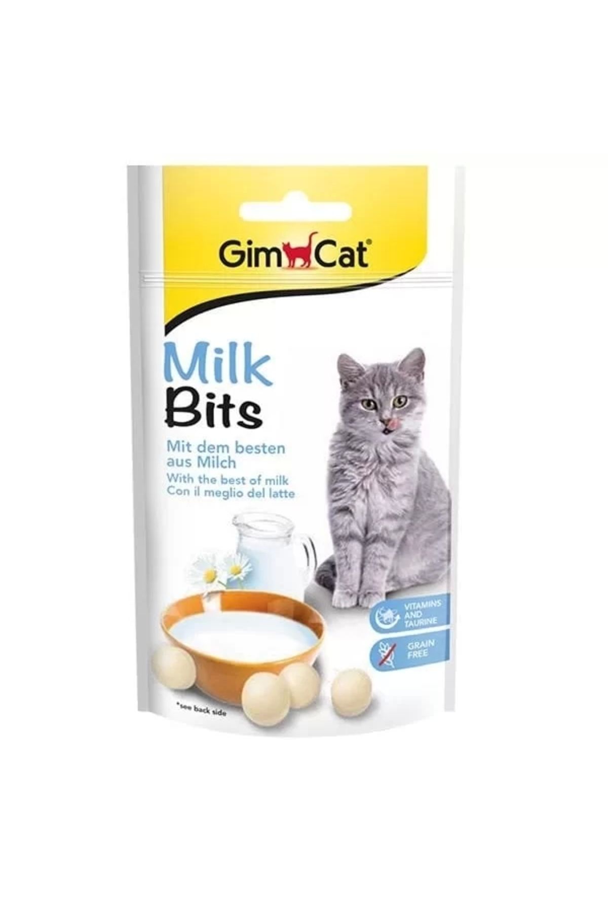 Gimcat Milk Bits Sütlü Kedi Ödül Maması Tablet 40 gr