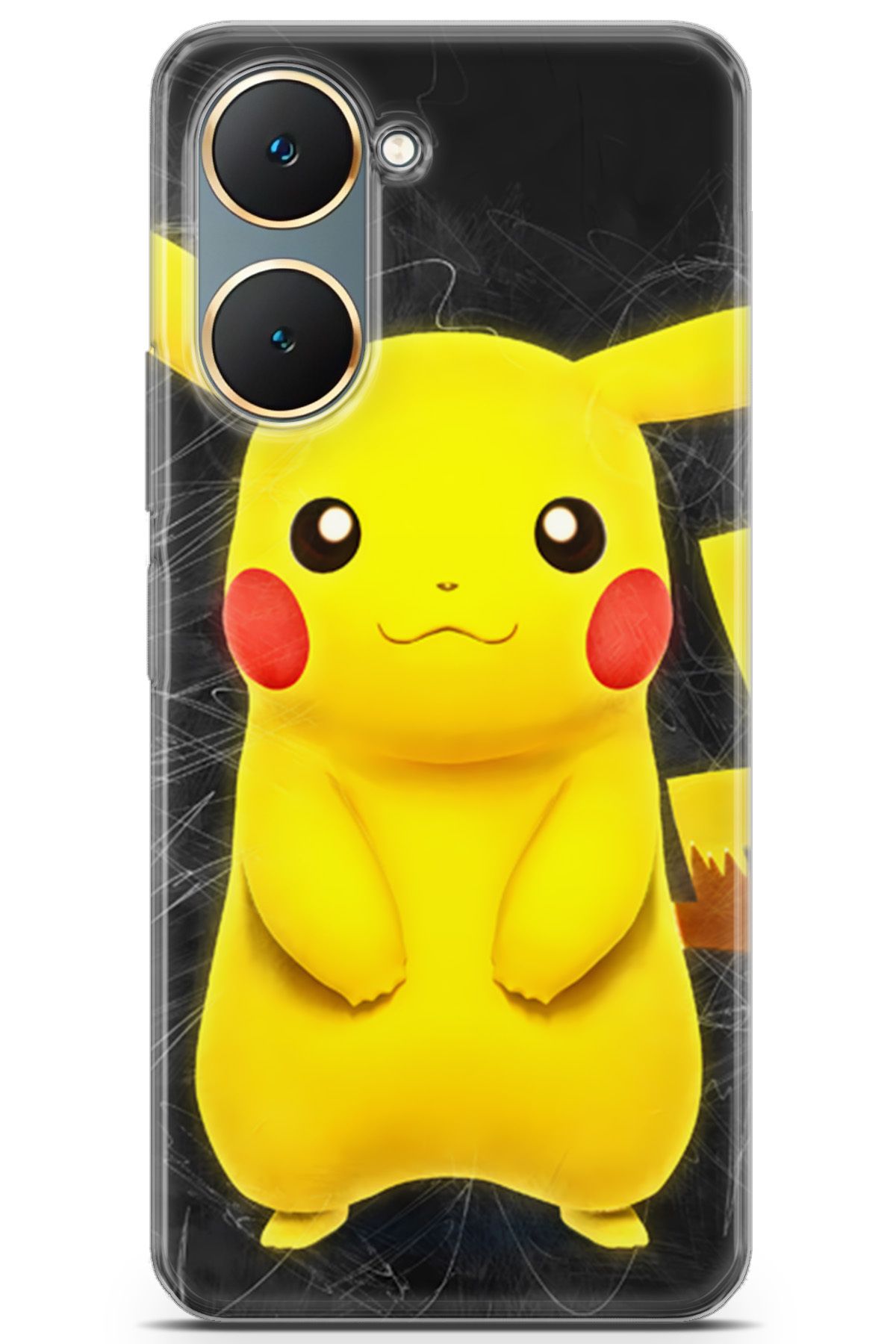 Kordilya Vivo Y18 uyumlu Pokemon 8 HD Premium Pastel Picachu