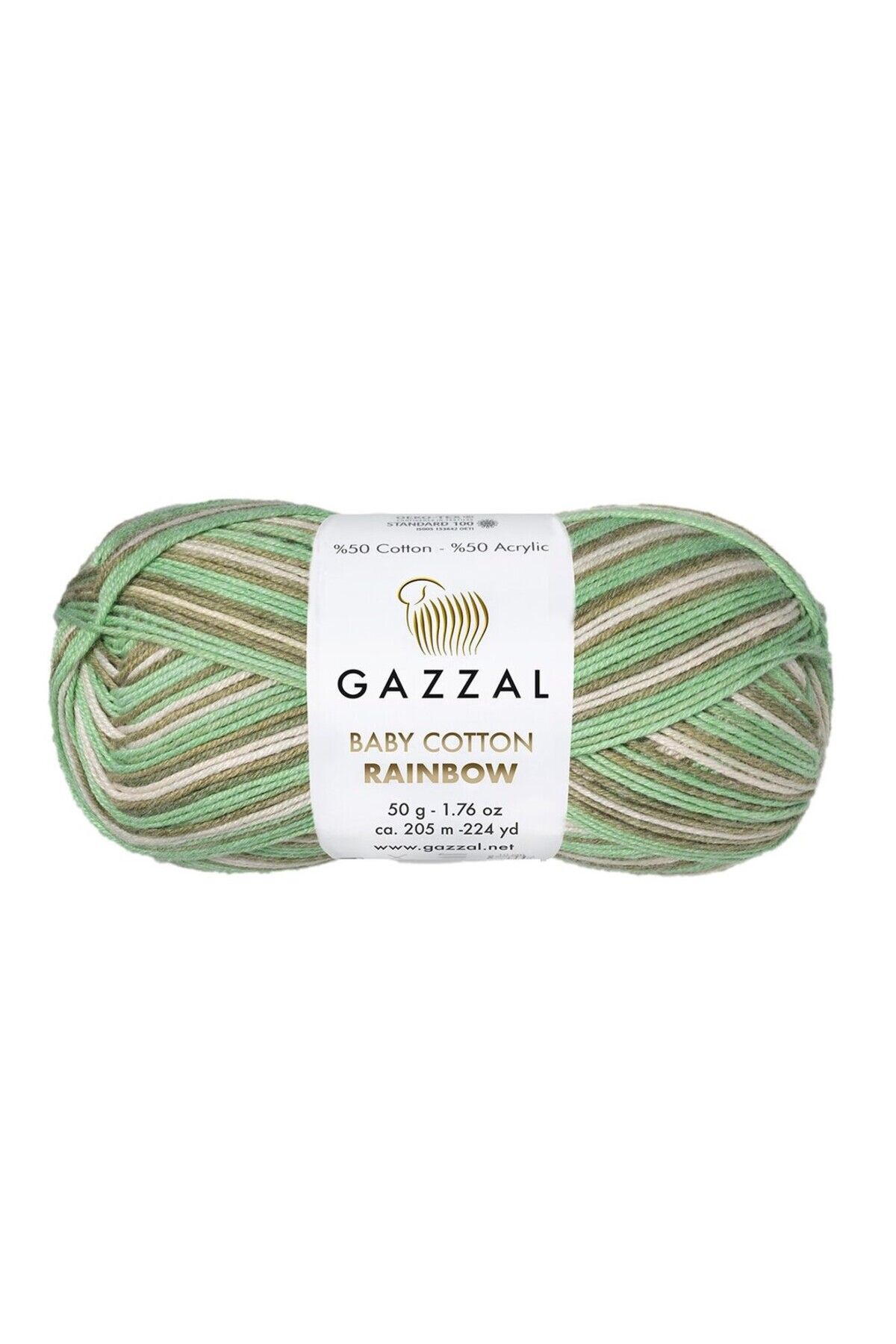 Gazzal Baby Cotton Rainbow El Örgü Ipliği