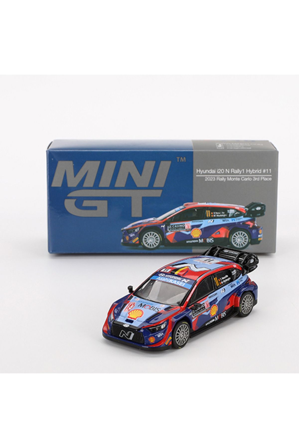 mini gt 710 Hyundai I20 N Rally1 Hybird #11