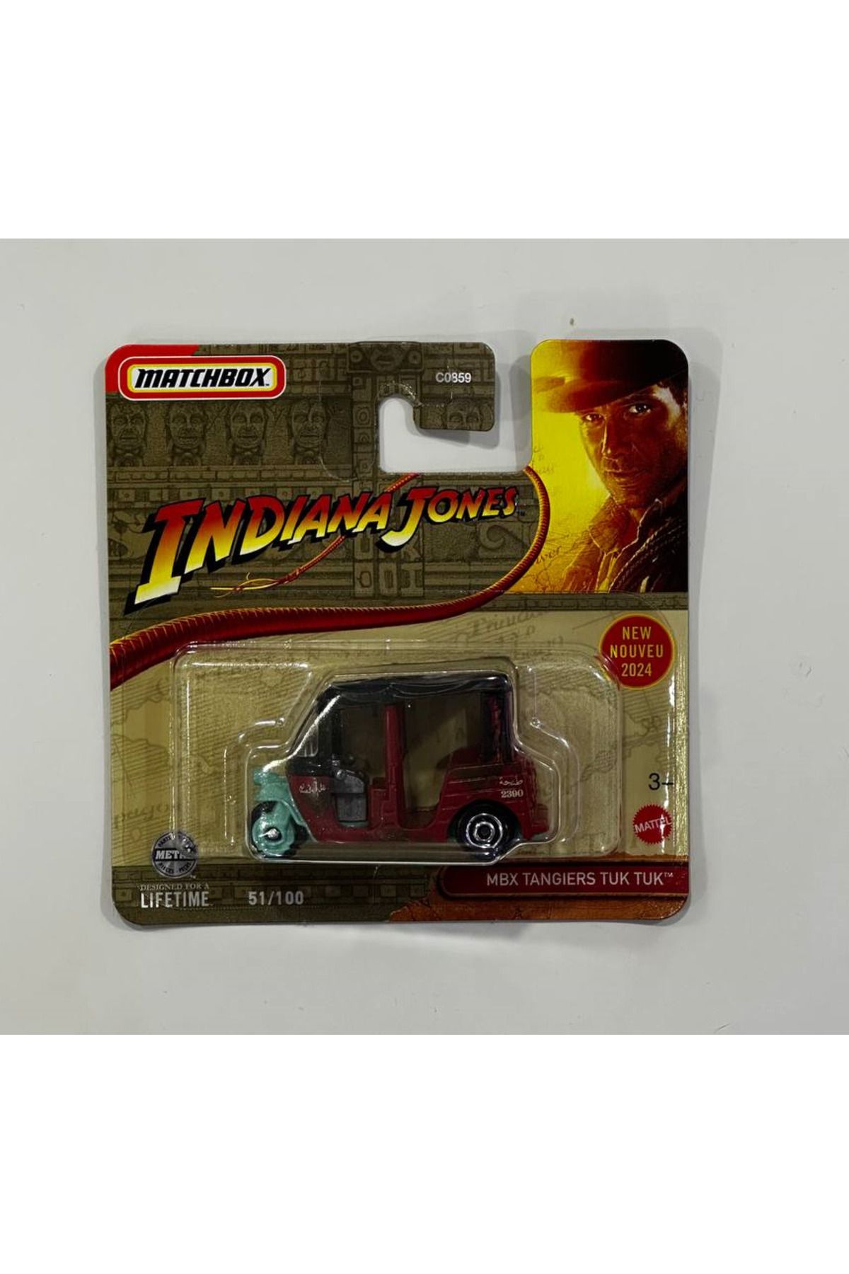 HOT WHEELS MBX Tangiers Tuk Tuk Indiana Jones Serisi Matchbox Model