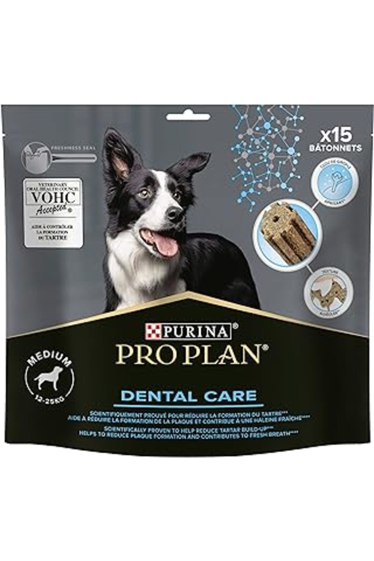 ZUHUDİ Pro Plan Medium Breed Dental Care Orta Ve Büyük Irk Köpekler Için Diş Sağlığı Ödülü 15 Parç