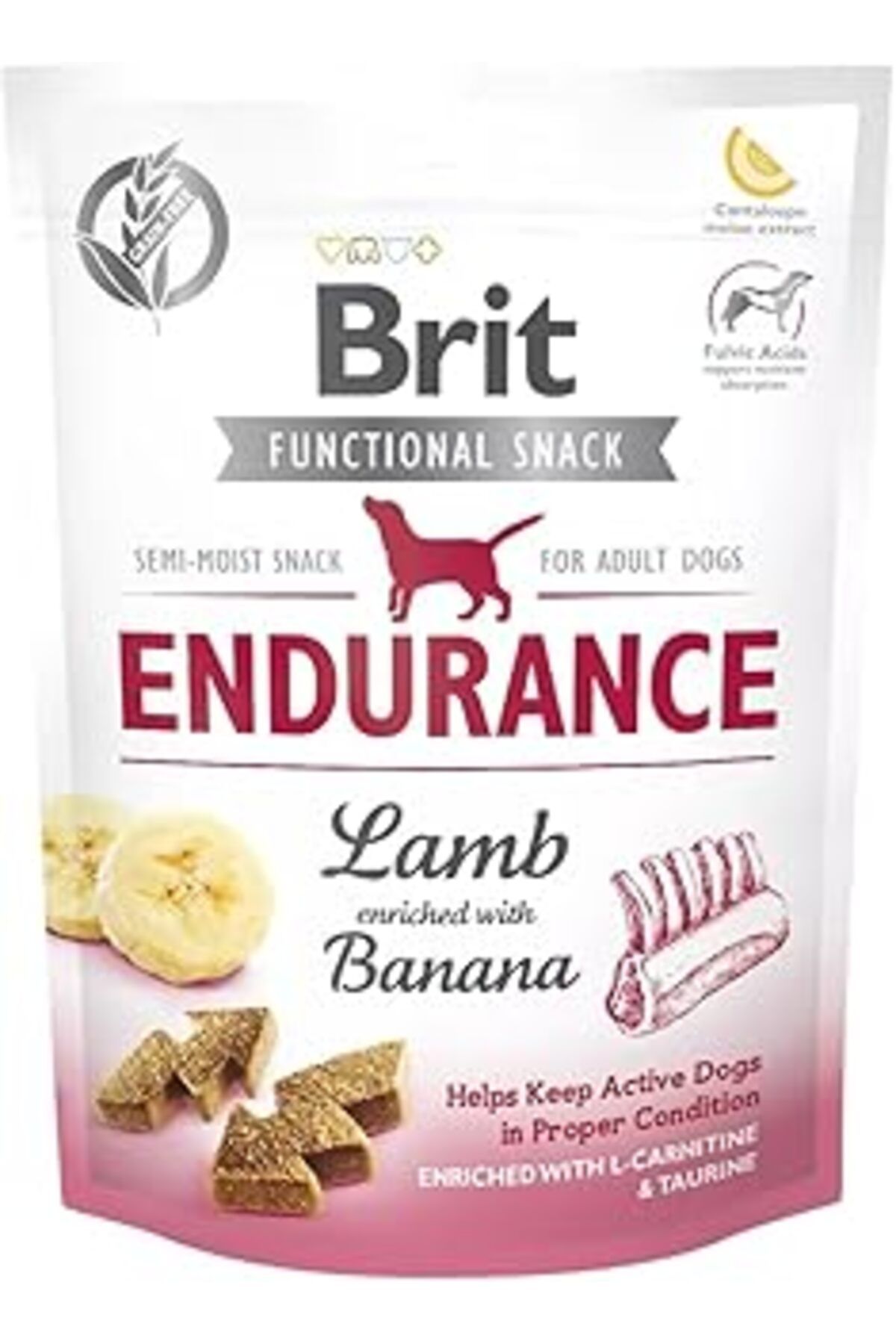 ZUHUDİ Brit Care Functional Snack, Fiziksel Sağlığı Desteklemek İÇin, Tahılsız, Kuzu Etli Ve Muzlu, Fonksi