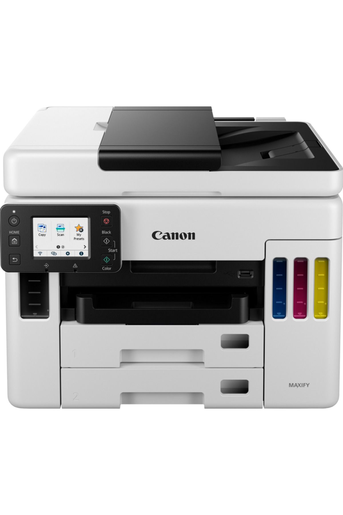 TONERSEPETİ Tonersepeti Canon Maxify GX7040 Çok Fonksiyonlu Photoink Mürekkepli Tanklı Yazıcı Tarayıcı Fotokopi