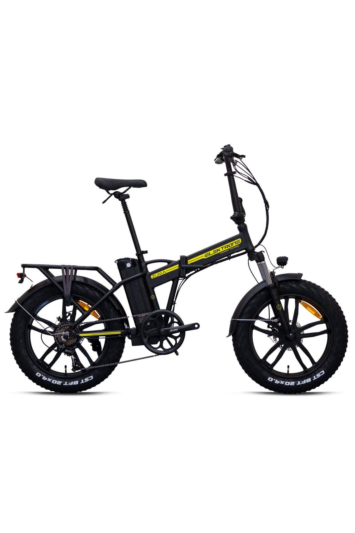 Kron ELEKTRONE ZUMA E-BIKE FATBIKE 20 KATLANIR SİYAH-GRİ