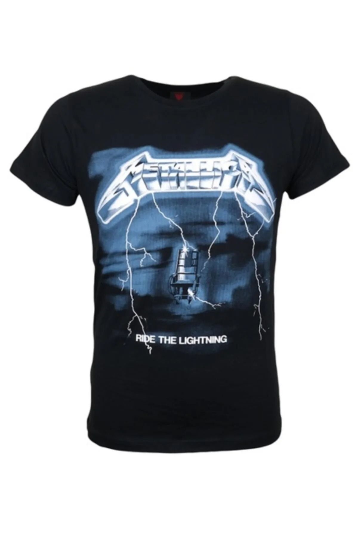 FULL TOLERANCE Metallıca - The Ride The Lightning Metal baskılı oversize t-shirt