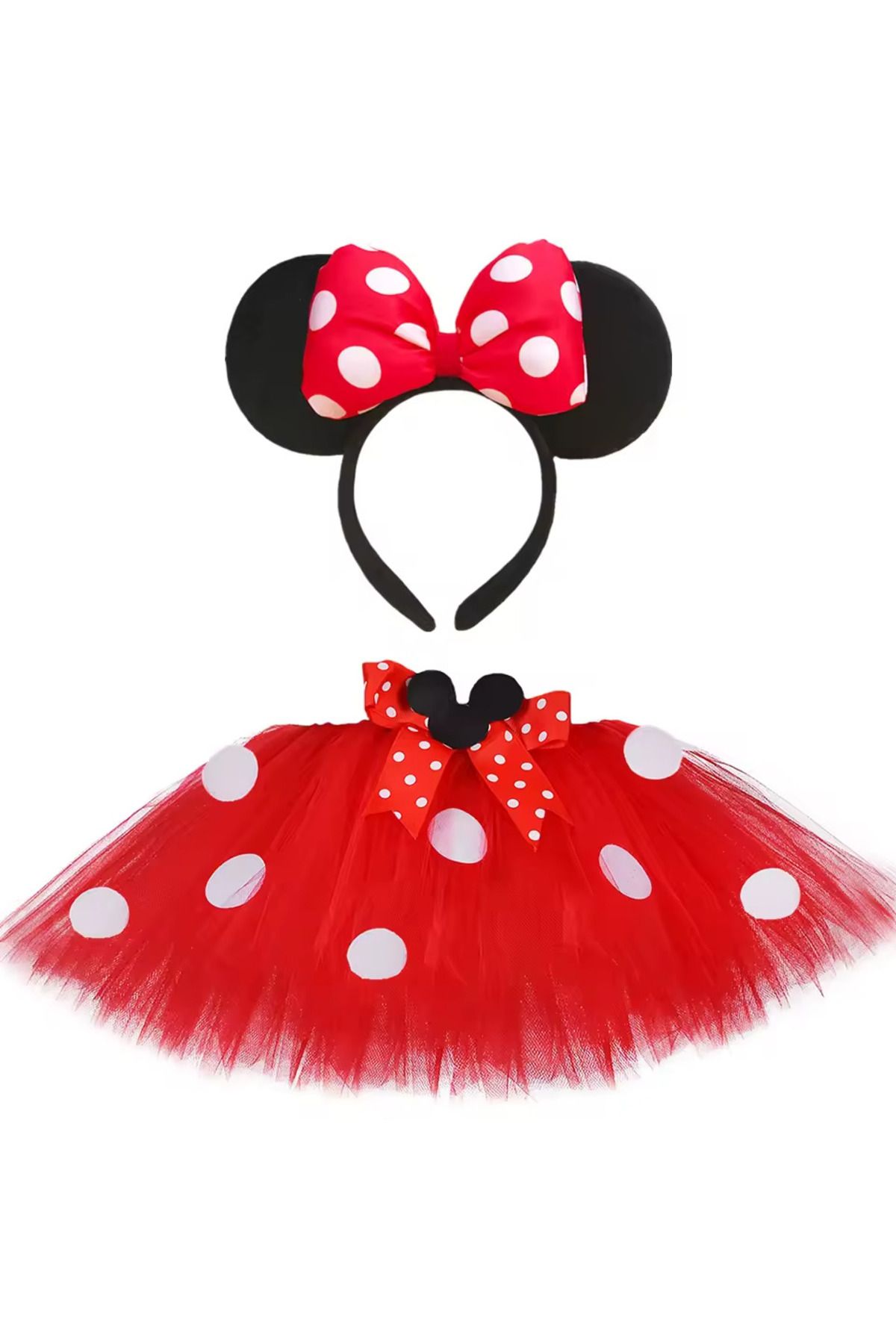 Moda Sitesi Minnie Mouse Kız Çocuk Etek , Tütü Etek